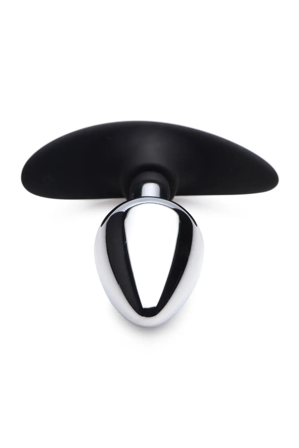 Dark Invader Metal and Silicone Anal Plug - Medium - – body-safe silicone | Fu'Cha Exotics
