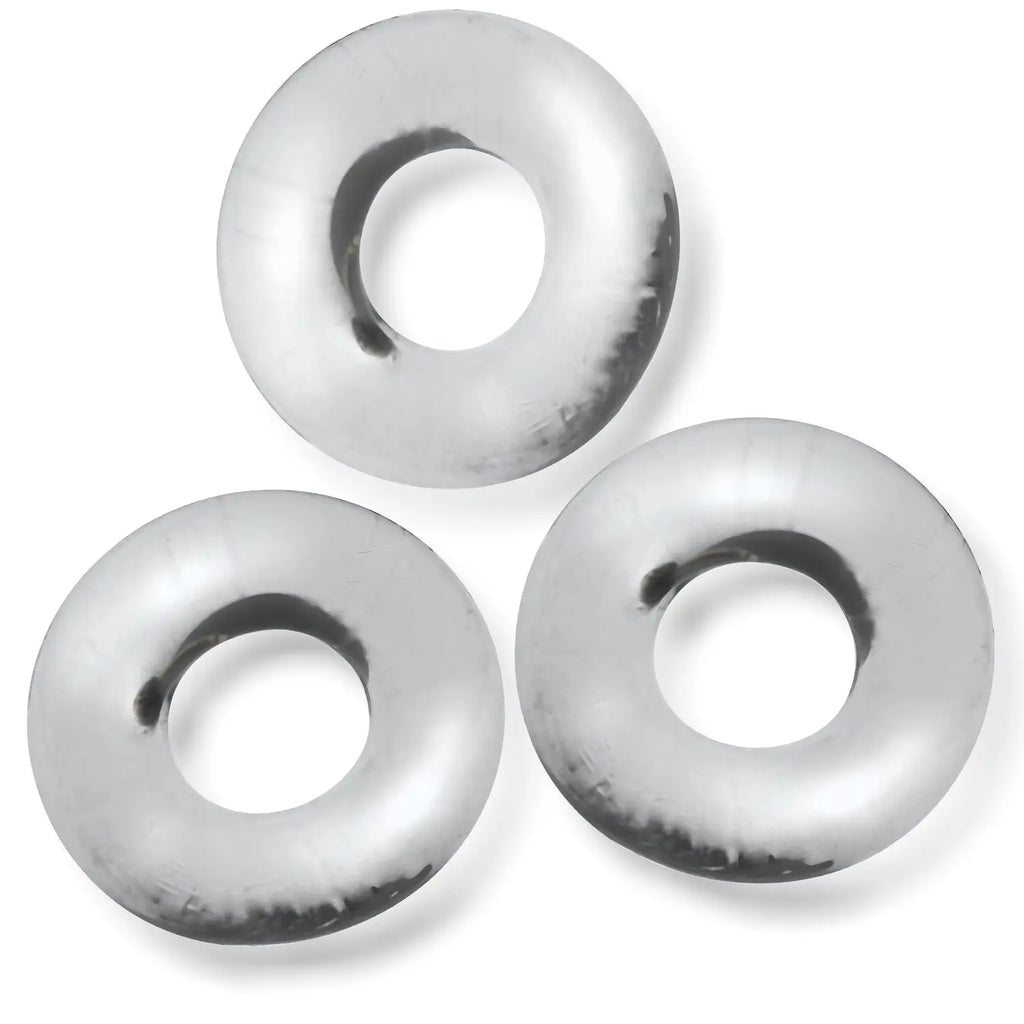 Fat Willy 3-Pack Jumbo C-Rings - Clear – body-safe materials | Fu'Cha Exotics