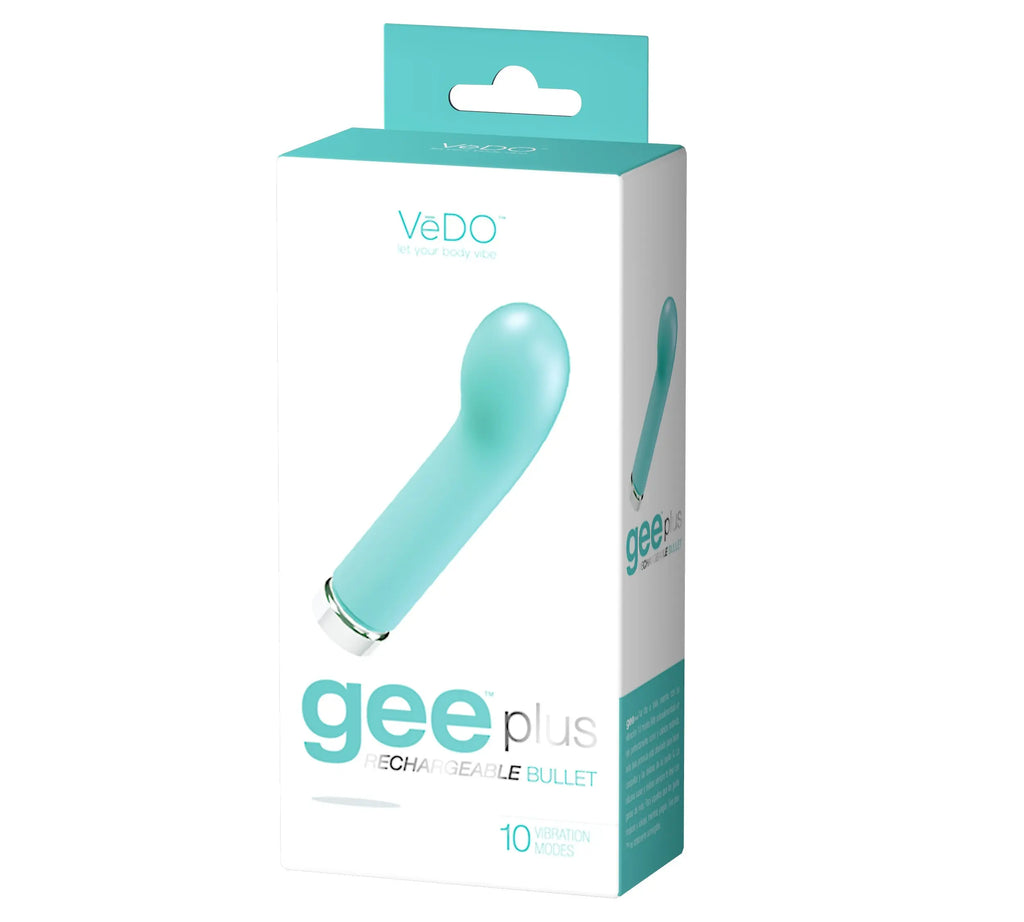 Gee Plus Rechargeable Mini Vibe - Tease Me Turquoise – body-safe silicone USB-rechargeable | Fu'Cha Exotics