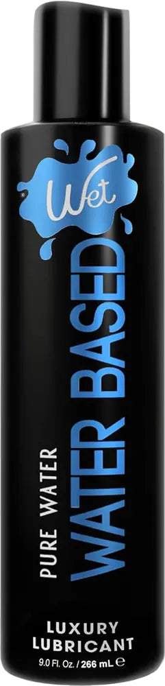 Wet Original Water Based Lubricant - 9 Fl. Oz. – body-safe materials | Fu'Cha Exotics
