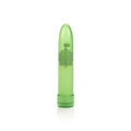 Green cylindrical lip gloss with clear base and cap detail