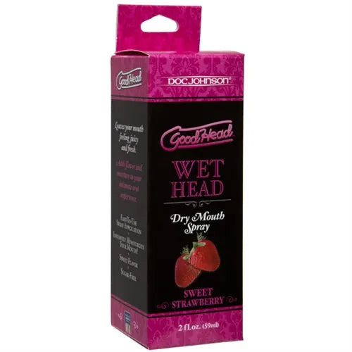 Good Head Wet Head 2 Oz - Sweet Strawberry – body-safe materials | Fu'Cha Exotics