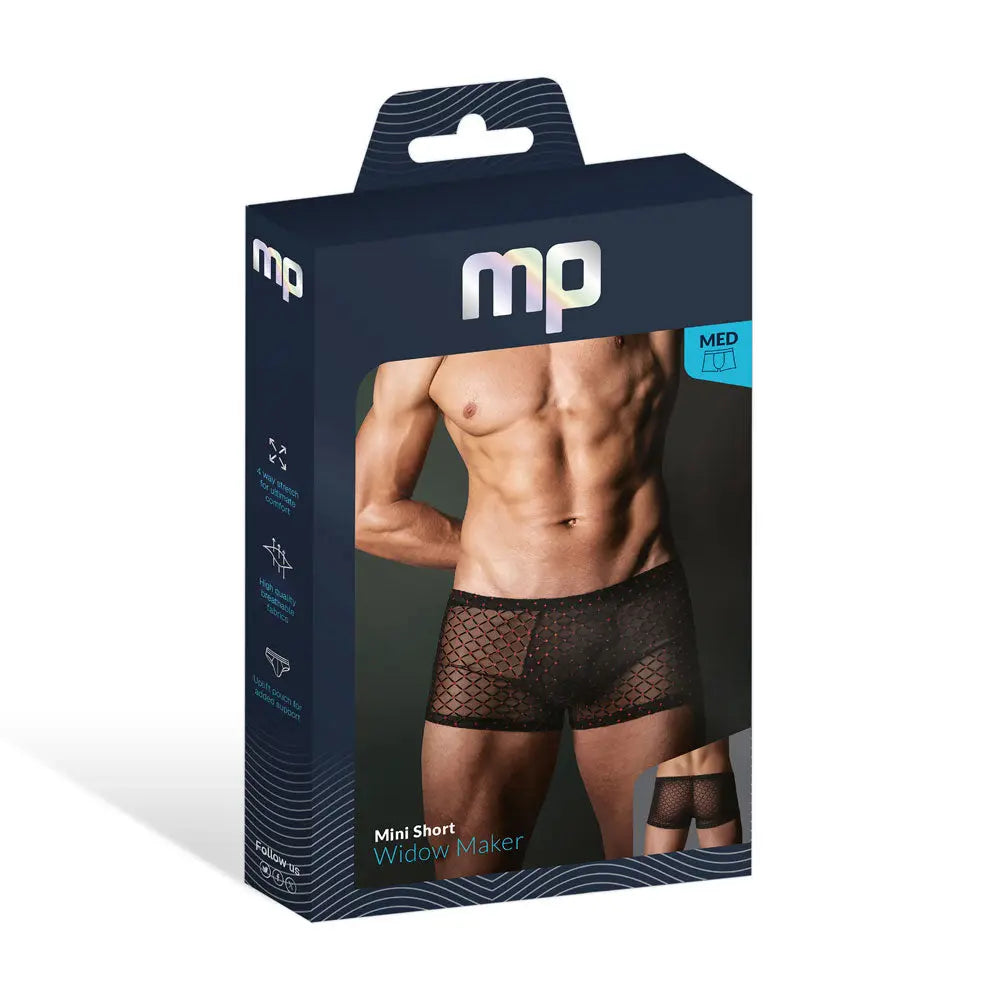 Widow Maker Mini Pouch Short - Medium - Black – body-safe materials | Fu'Cha Exotics