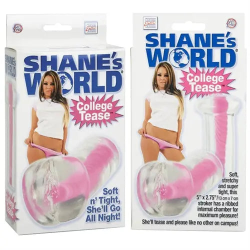 Shanes World Strokers College Tease - Pink – body-safe materials | Fu'Cha Exotics