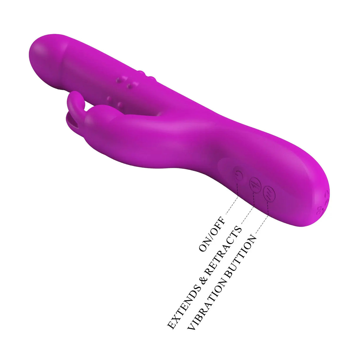 Pretty Love Reese - Purple – body-safe materials | Fu'Cha Exotics