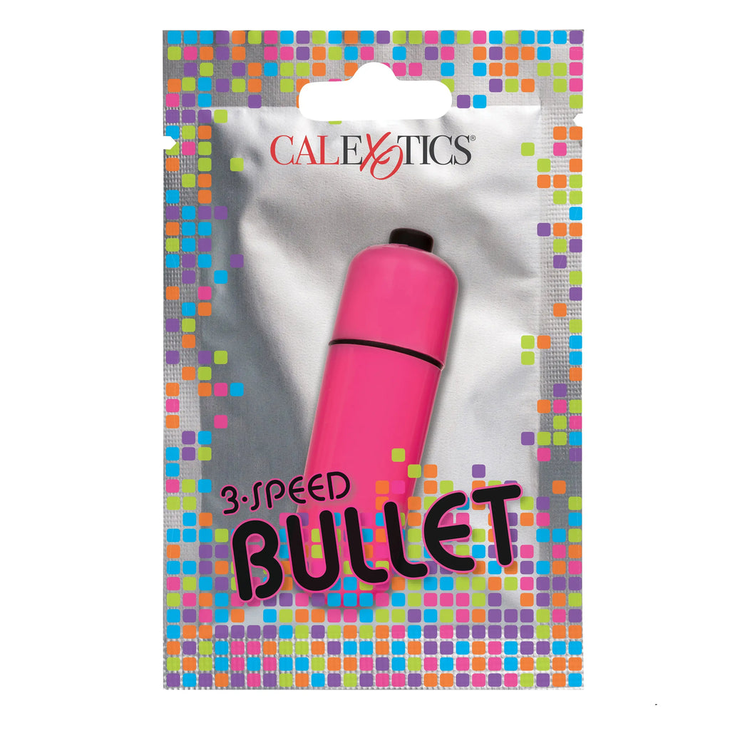 Foil Pack 3-Speed Bullet - Pink – body-safe materials | Fu'Cha Exotics