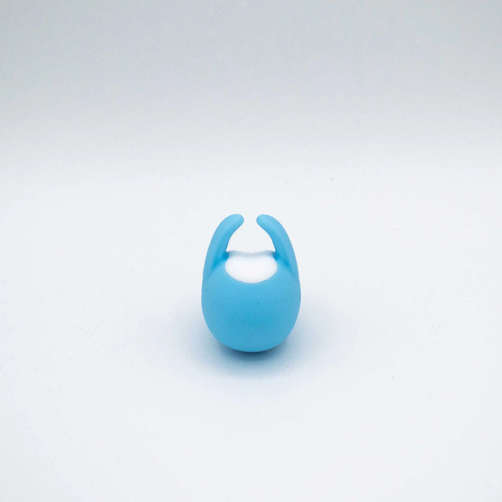 The Heavenly Humpback Finger Bullet Vibrator - Blue – body-safe materials | Fu'Cha Exotics