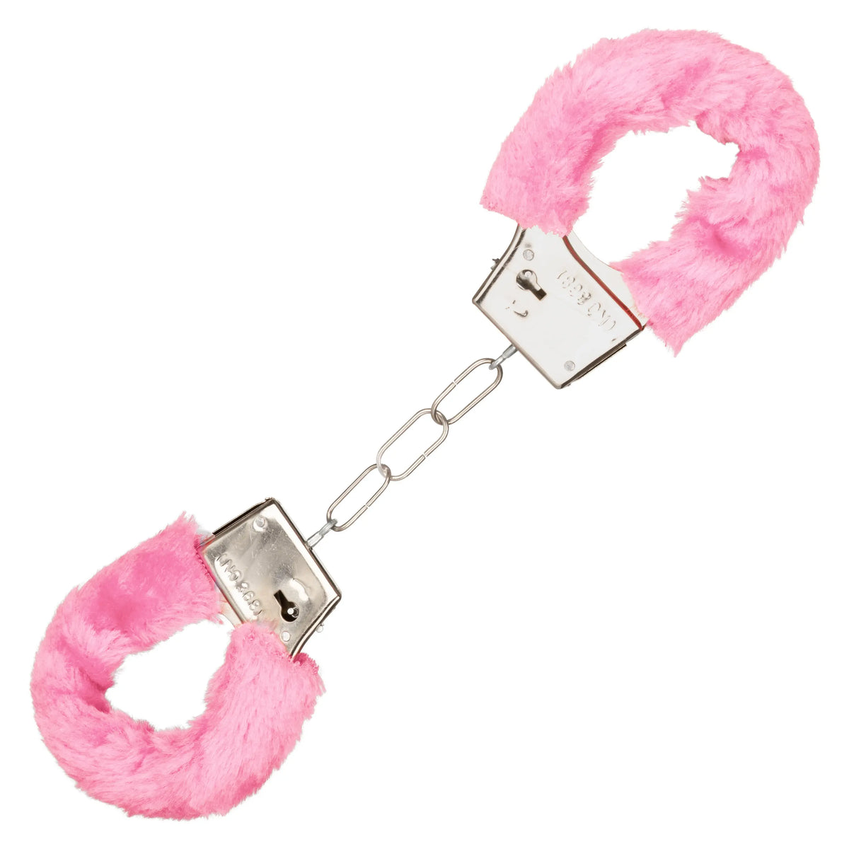Playful Furry Cuffs - Pink – body-safe materials | Fu'Cha Exotics