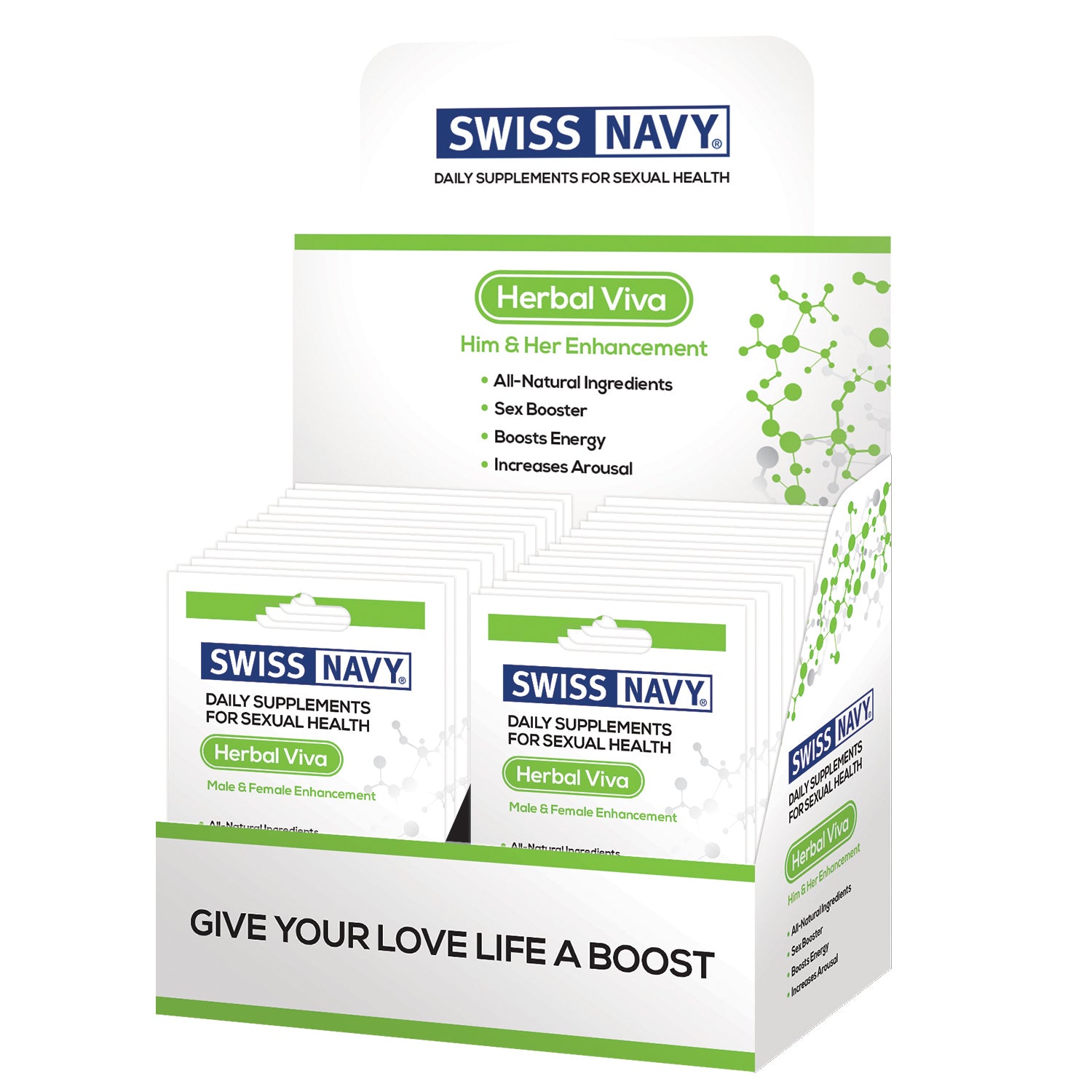Swiss Navy Herbal Viva Him & Her Enchancement - Display