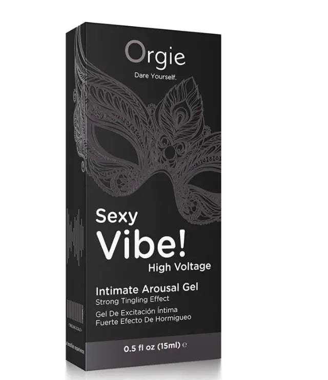Sexy Vibe High Voltage Intimate Arousal Gel 15ml – body-safe materials | Fu'Cha Exotics