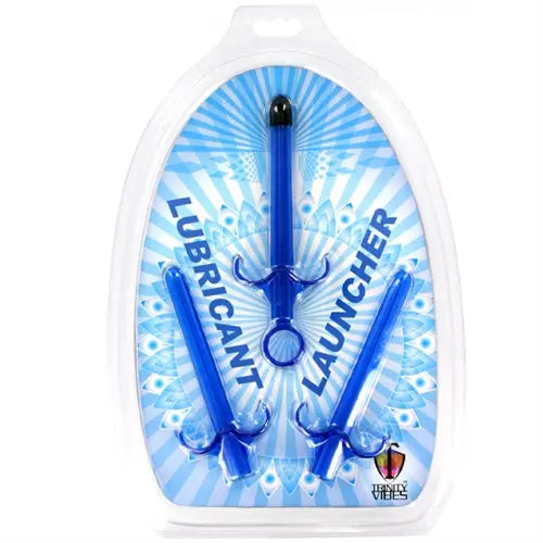 Lubricant Launcher Set of 3 - Blue – body-safe materials | Fu'Cha Exotics