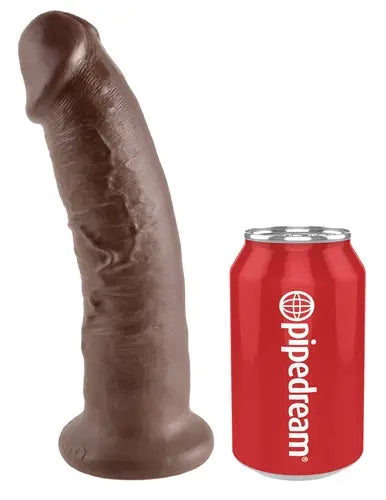 King Cock 9-Inch Cock - Brown – body-safe materials | Fu'Cha Exotics