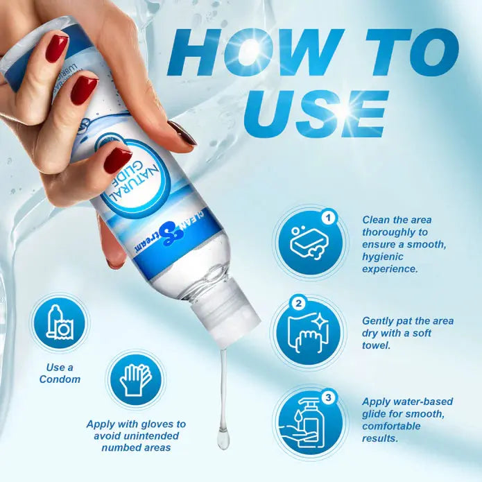 Natural Water Based Anal Lubricant 8 Oz – body-safe materials | Fu'Cha Exotics