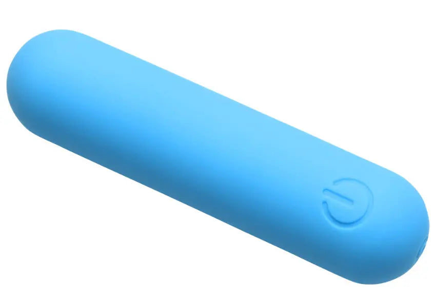 Flexible Silicone Bullet - Blue – body-safe materials | Fu'Cha Exotics
