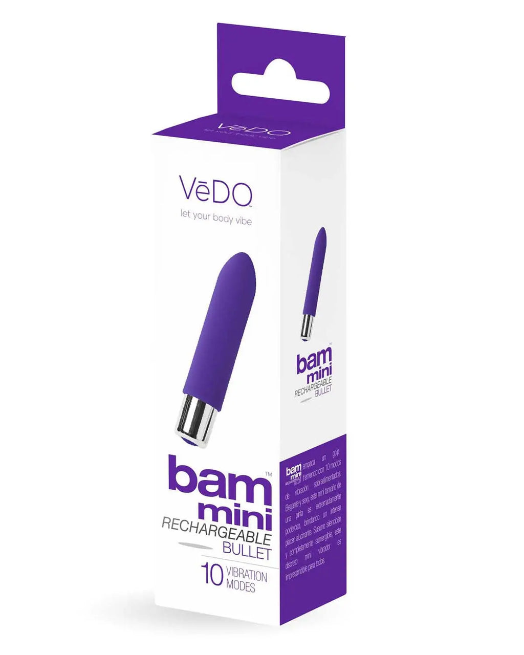 Bam Mini Rechargeable Bullet Vibe - Indigo – body-safe materials USB-rechargeable | Fu'Cha Exotics