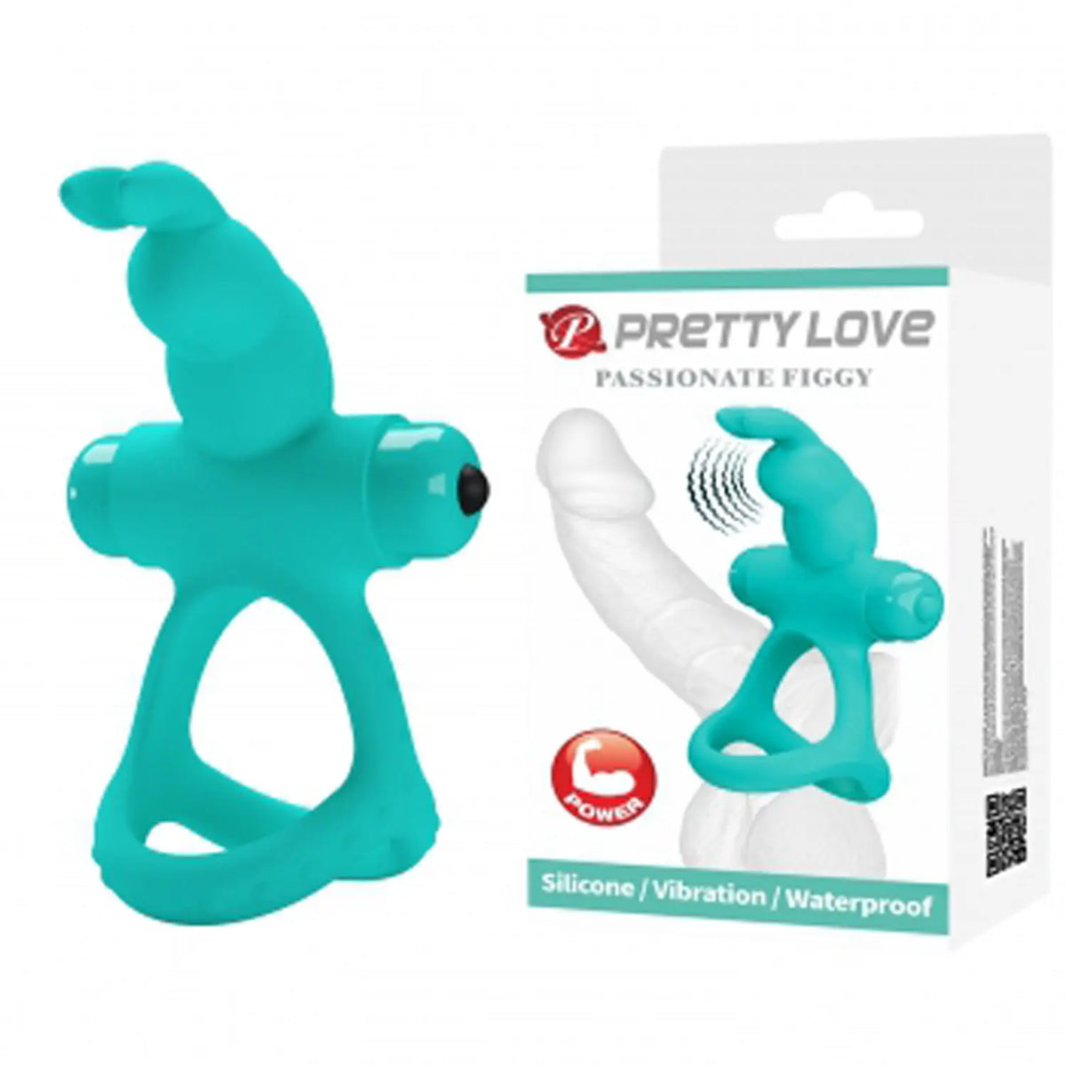 Passionate Figgy Penis Ring - Turquoise – body-safe materials | Fu'Cha Exotics