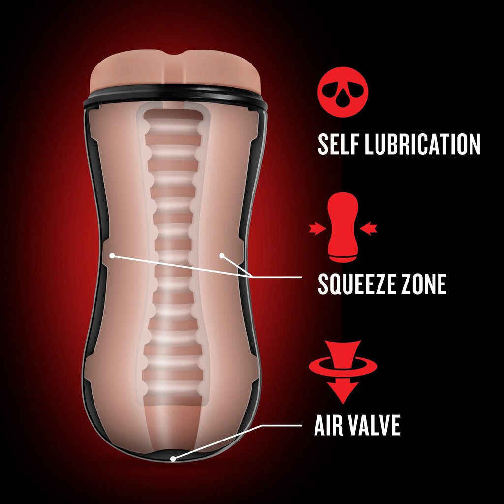 Coverboy - Bad Boy Next Door - Self Lubricating Stroker - Beige – body-safe materials | Fu'Cha Exotics