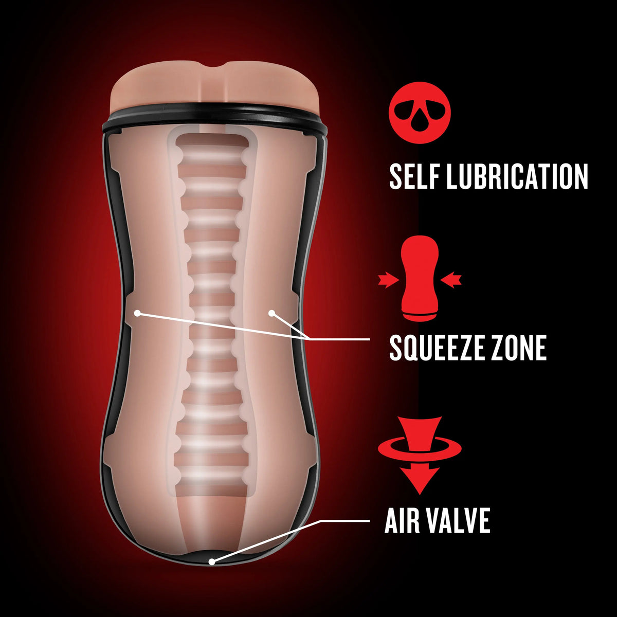 Coverboy - Bad Boy Next Door - Self Lubricating Stroker - Beige – body-safe materials | Fu'Cha Exotics