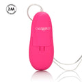 Pink vibrating heated nipple teaser device with cable, oval handheld body