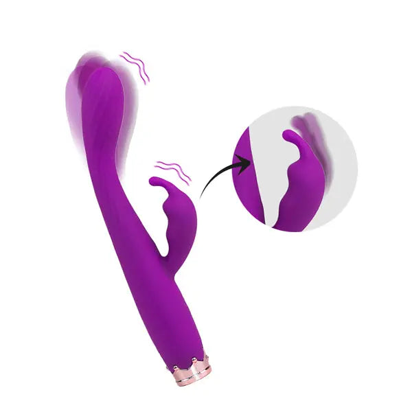 Majestic Vibrator Cleo - Purple – body-safe materials | Fu'Cha Exotics