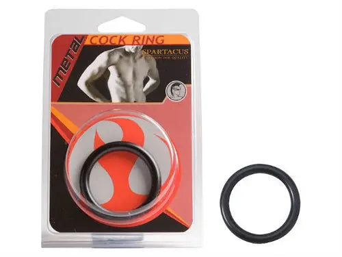 Black steel C-ring, 1.5 in diameter