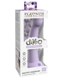 Dillio Platinum - Secret Explorer 6 Inch Dildo - Purple