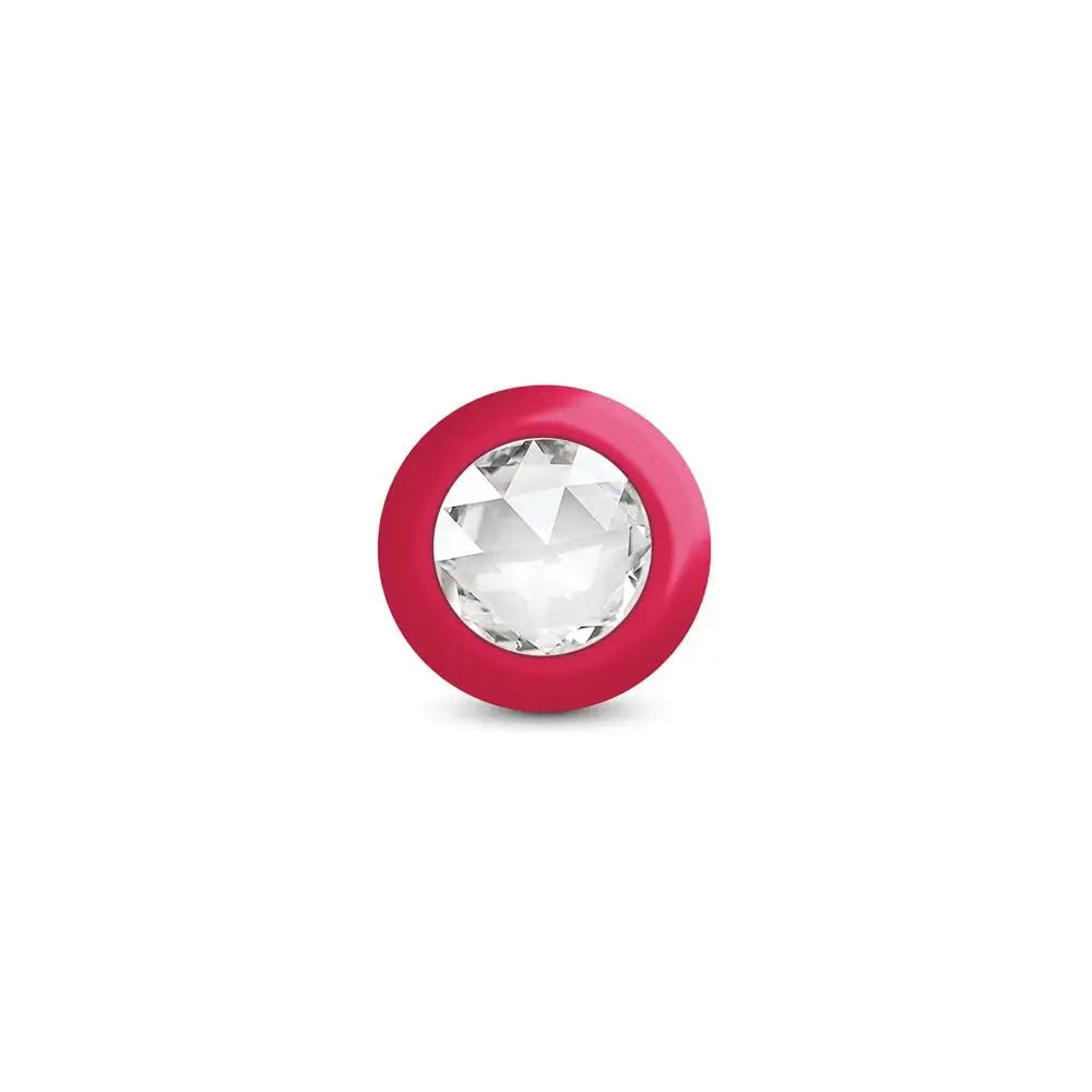 Eluxe Vibrating Clr Gem Rbyombre Plug Sm With Remote – body-safe materials | Fu'Cha Exotics