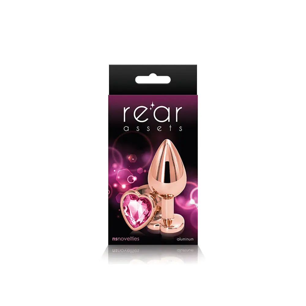 Rear Assets - Rose Gold Heart - Medium - Pink – aluminum | Fu'Cha Exotics