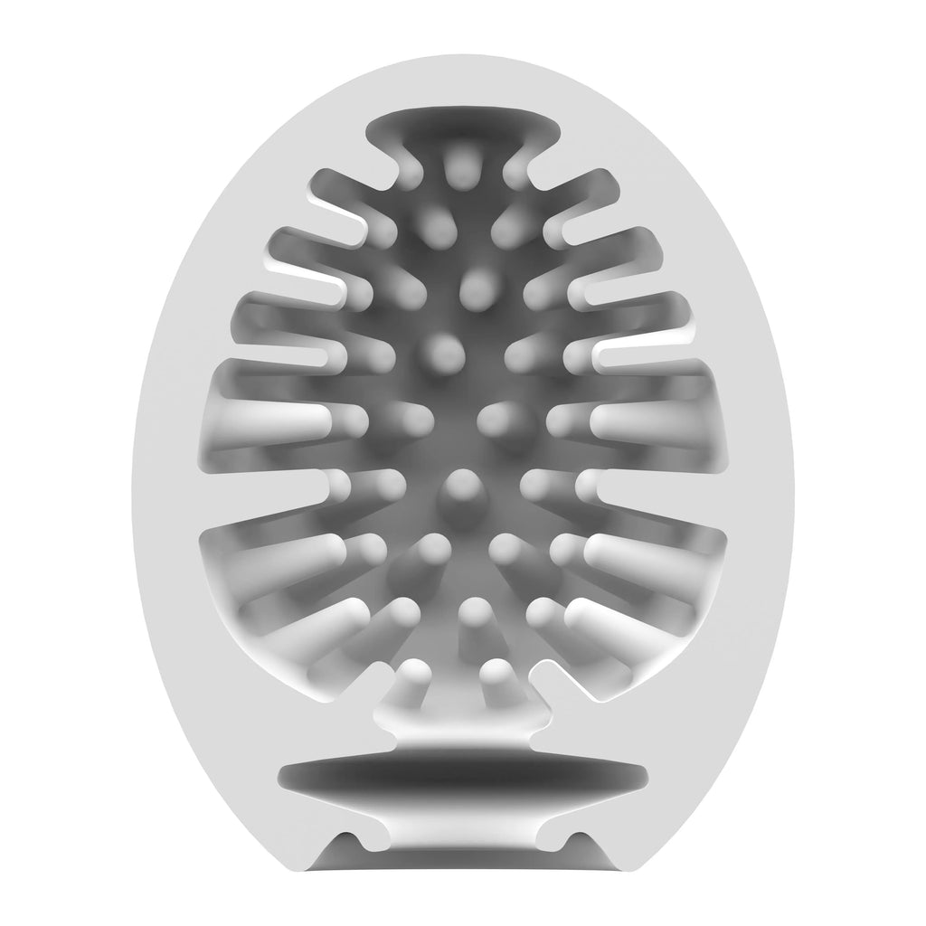 Satisfyer Masturbator Egg - Naughty - Dark Green – body-safe TPE | Fu'Cha Exotics