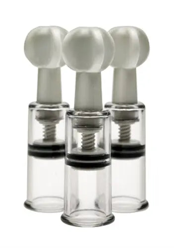 Max Twist Clit and Nipple Triple Sucker Set – body-safe materials suction stimulation | Fu'Cha Exotics