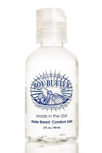 Boy Butter Clear H2O 2 Oz – body-safe materials | Fu'Cha Exotics