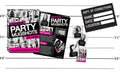 Bachelorette party mugshots game box with mugshot collage and pink title