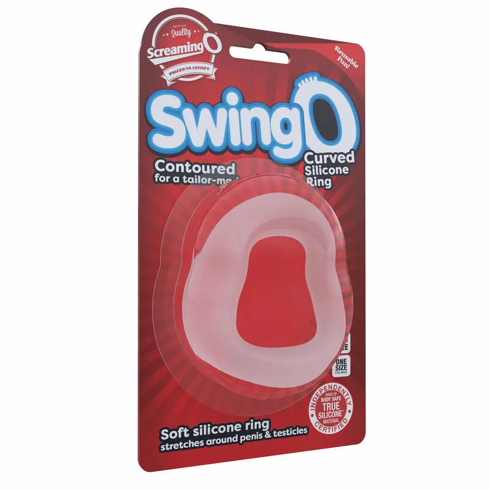 Screaming O Swingo Curve - Clear – body-safe materials | Fu'Cha Exotics