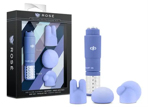 Rose Revitilize Massage Kit - Periwikle – body-safe materials | Fu'Cha Exotics