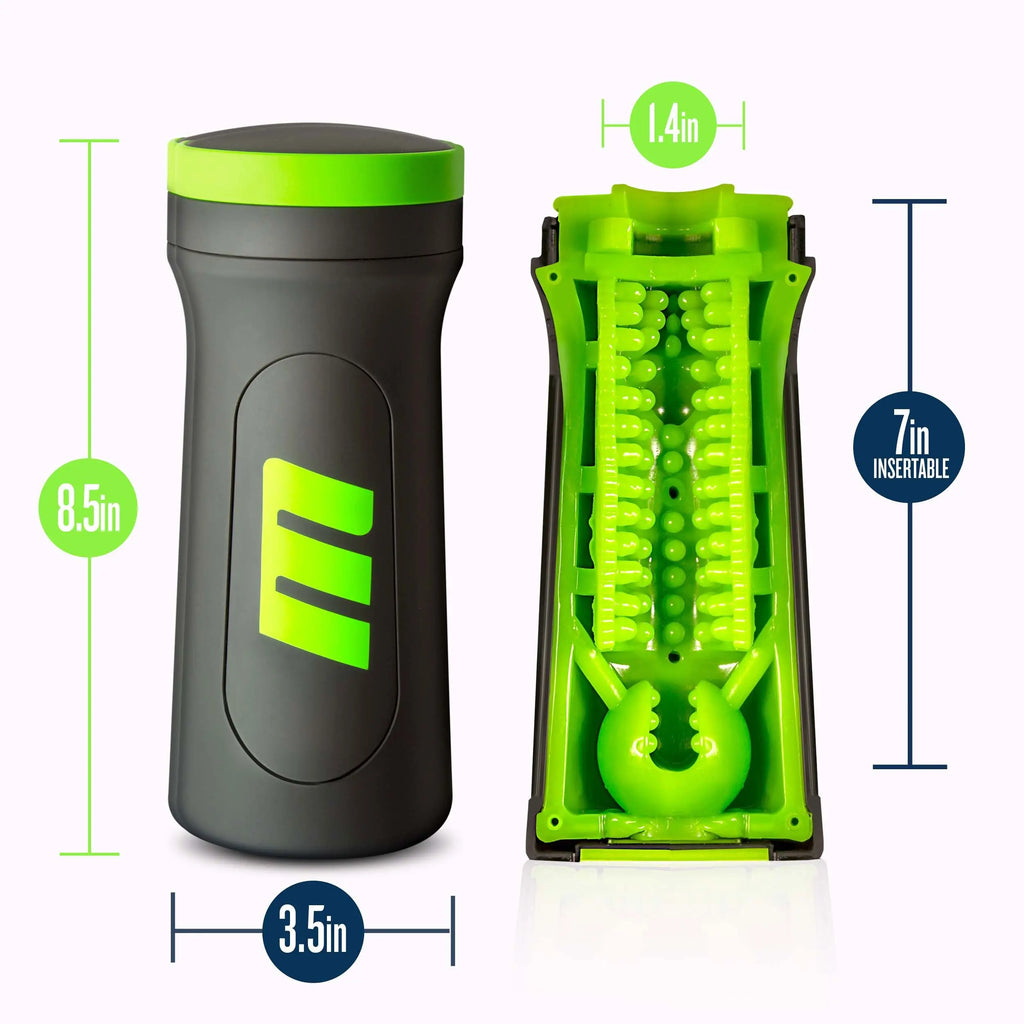 M for Men - M2 - Male Masturbator Cup - Black – body-safe materials | Fu'Cha Exotics