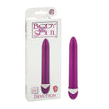 Purple bullet vibrator with curved tip and small control base