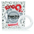 Clear circular XL plastic ring
