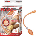 RAM anal balloon pump with orange bulb and attached tube