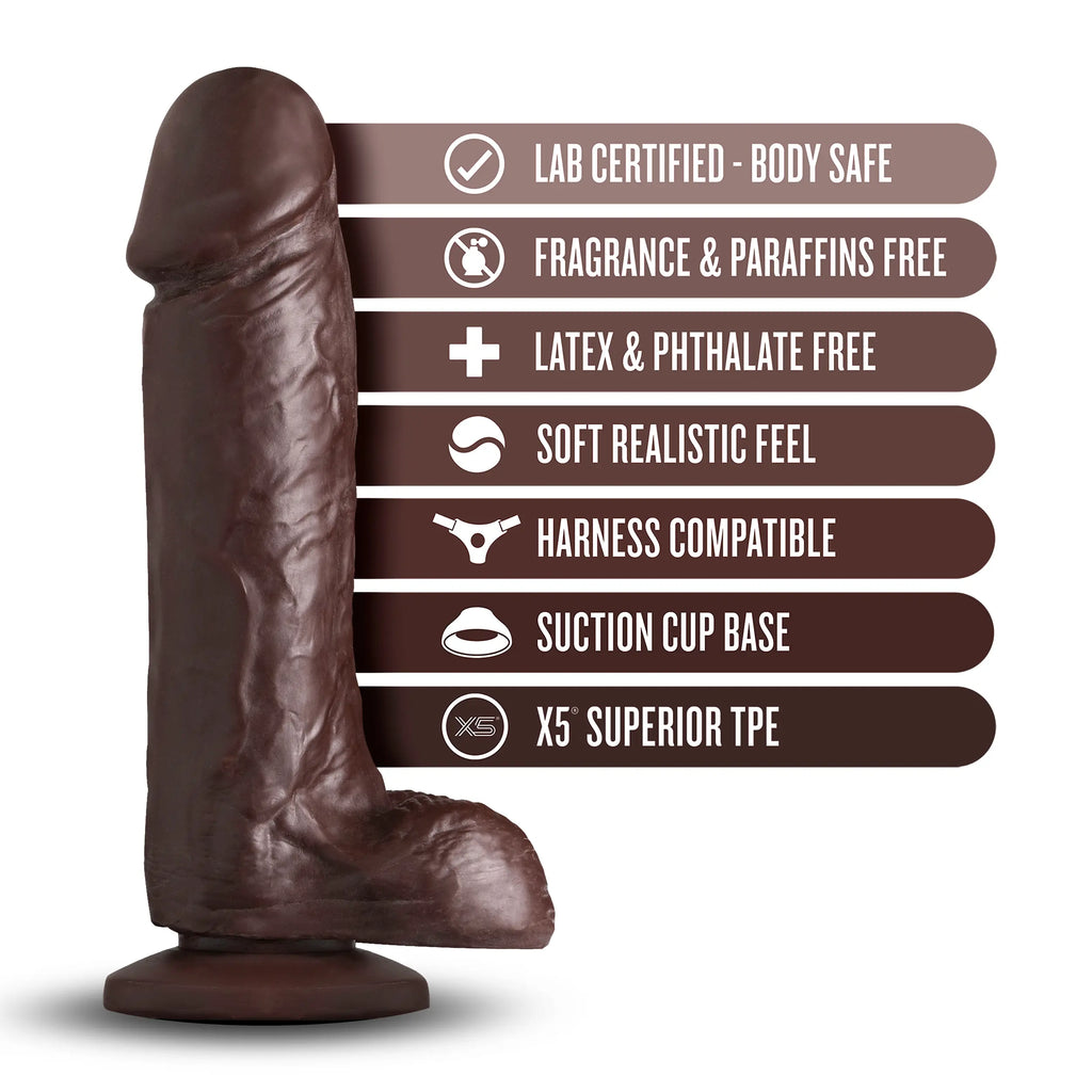 Loverboy - the Movie Star - Chocolate – body-safe materials | Fu'Cha Exotics