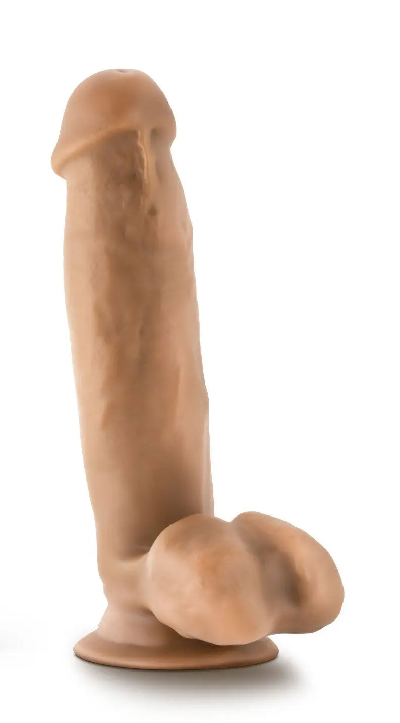 Dr. Skin - Dr. Mark - 7 Inch Dildo With Balls - Tan – body-safe materials | Fu'Cha Exotics