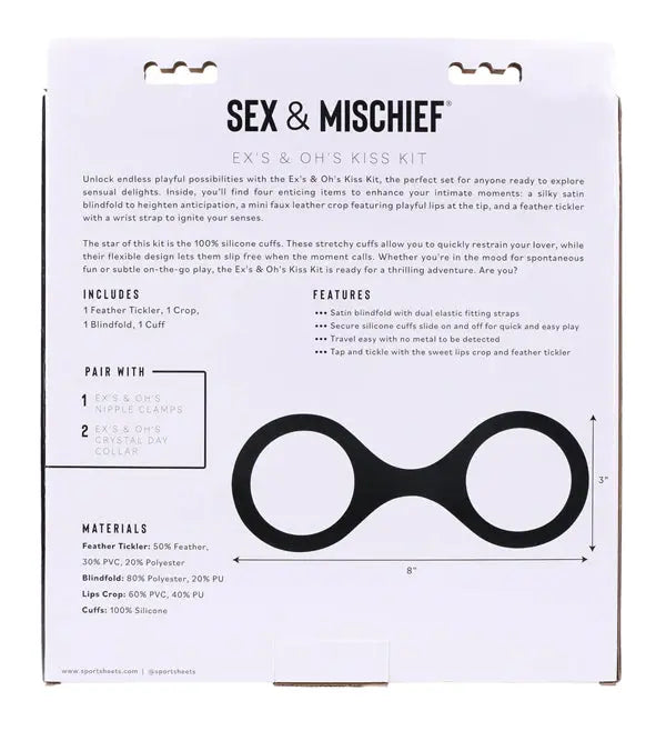 eX's and Oh's Kiss Kit – body-safe silicone | Fu'Cha Exotics