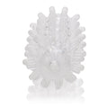 Clear ridged extension with central ring and adjustable grip teeth