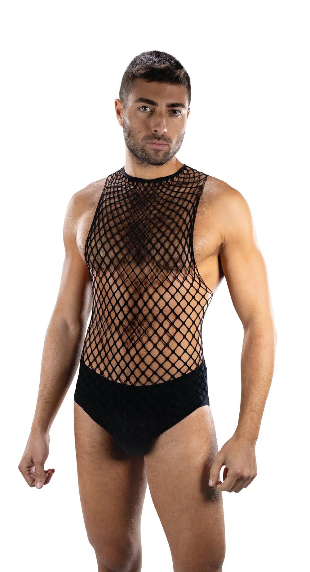 Envy Full Effect Fishnet 2 Piece Set Os - Black – body-safe materials | Fu'Cha Exotics