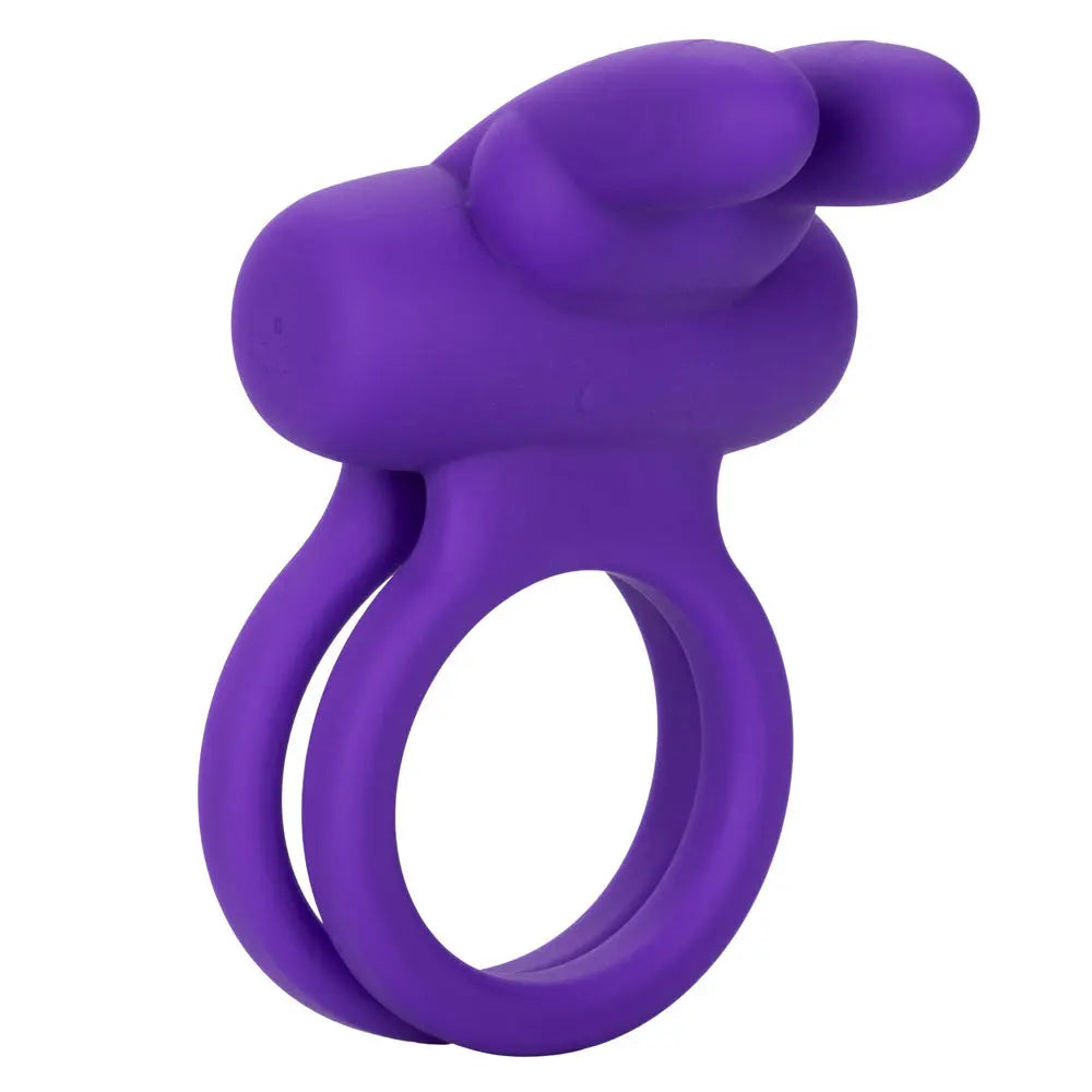 Silicone Rechargeable Dual Rockin' Rabbit Enhancer – body-safe silicone 7 vibration modes | Fu'Cha Exotics