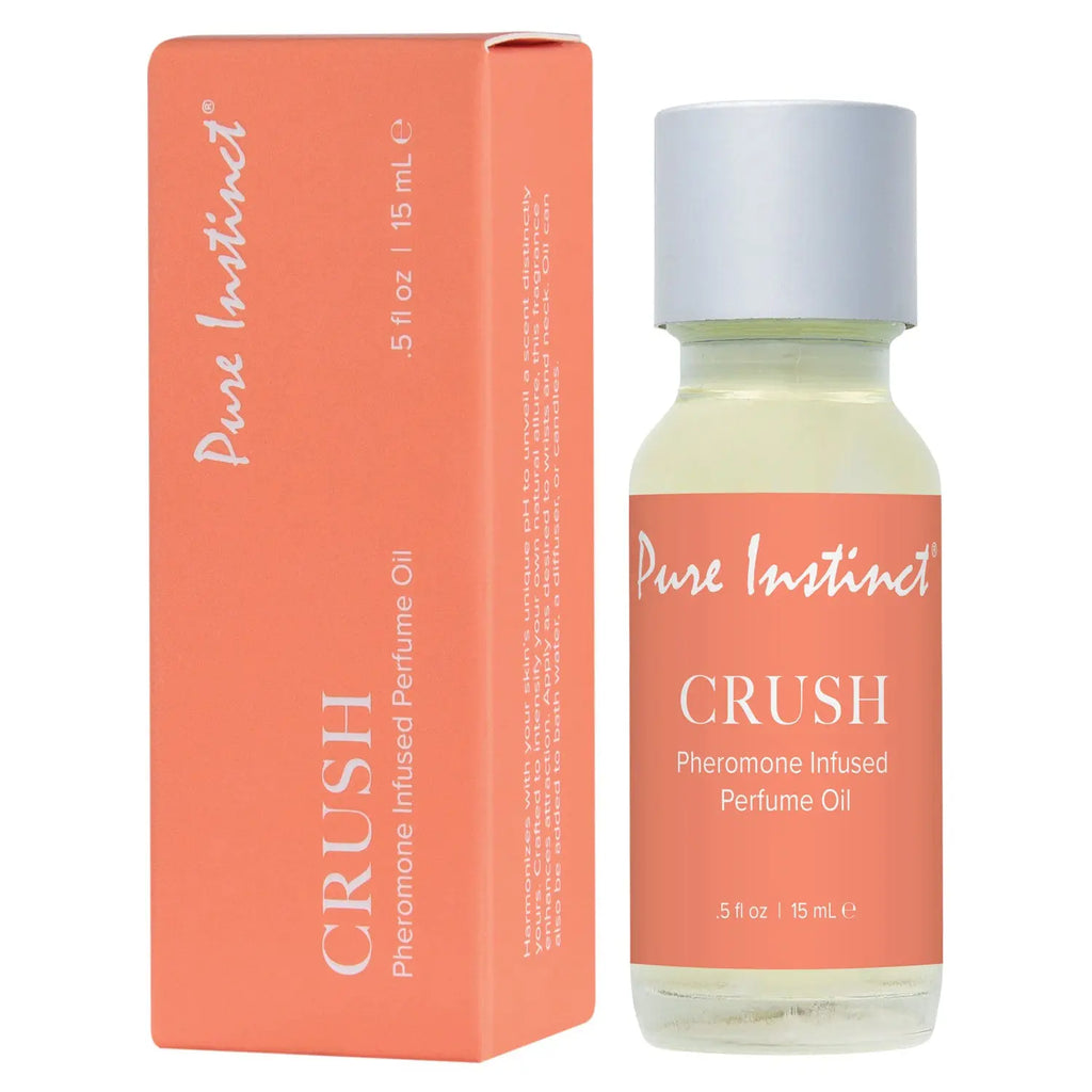 Pure Instinct Pheromone Perfume Oil Crush Dropper 15 ml | 0.5 Fl Oz – body-safe materials | Fu'Cha Exotics