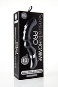 Sensuelle Homme Pro 10 Function 3 Speed Massager - Black