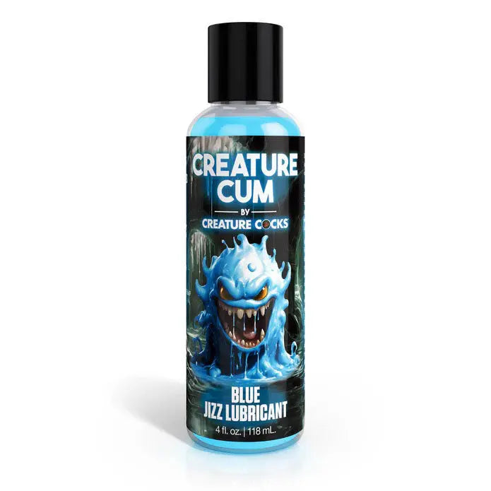 Creature Cum Blue Water-Based Lubricant 4oz – body-safe materials | Fu'Cha Exotics