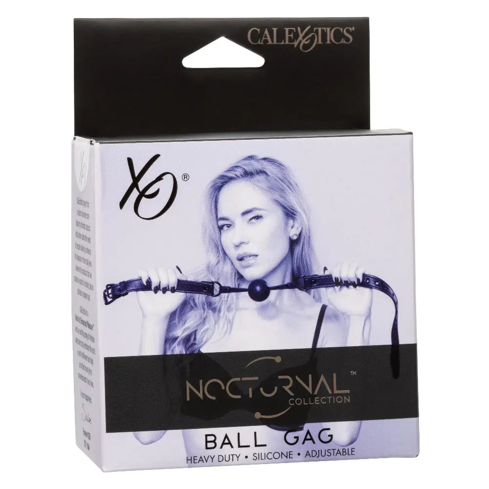 Nocturnal Collection Ball Gag - Black – body-safe materials | Fu'Cha Exotics
