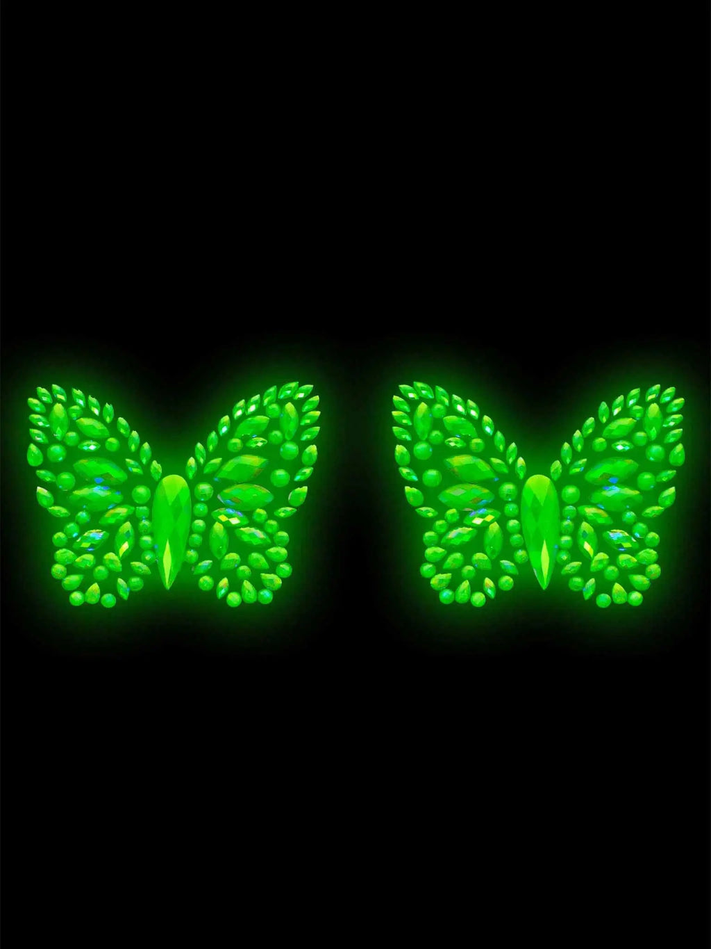Chrysalis Sticker Nipple Pasties - Glow in the Dark – body-safe materials | Fu'Cha Exotics