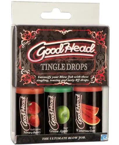 Good Head - Tingle Drops - 3 Pack – body-safe materials | Fu'Cha Exotics